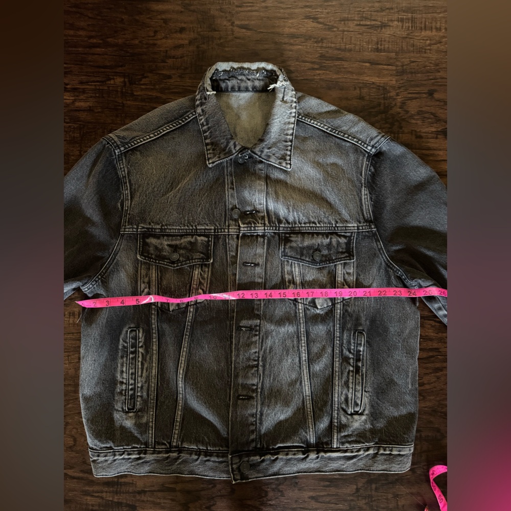 Balenciaga Charcoal Denim Jacket - Picture 12 of 13